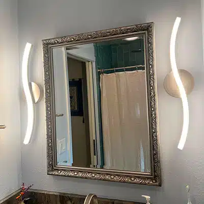 Bathroom Remodel Rewiring and New Lights